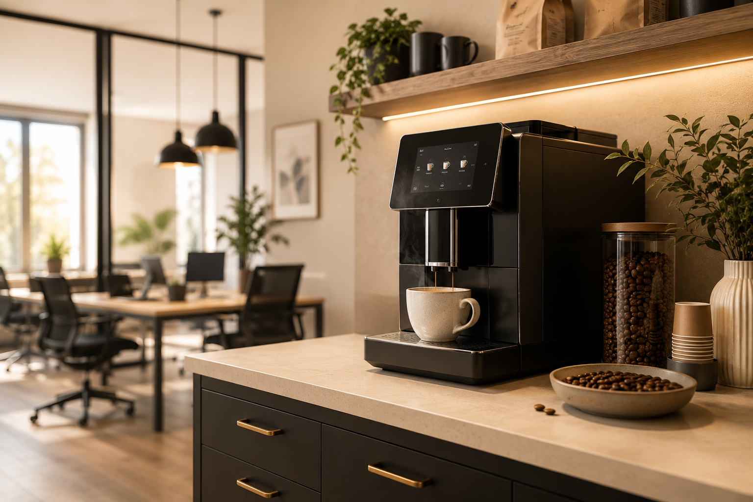 Kaffe på arbeidsplassen