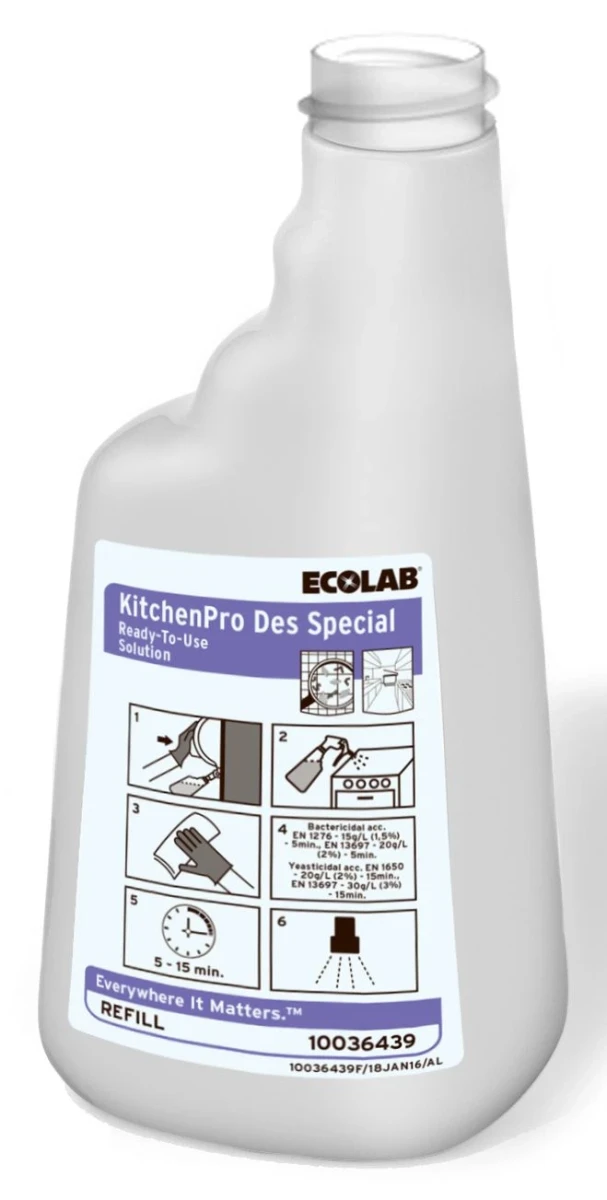 Ecolab Sprayflaske Kitchenpro Des 650ml | Yaha
