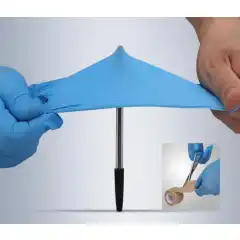 Nitrilhansker pulverfrie, Medium (100 stk)