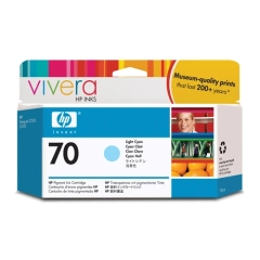 HP Blekkpatron No.70 Lys Cyan (130ml)