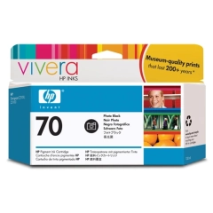 HP Blekkpatron No.70 Foto Sort (130ml)