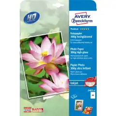 Avery Fotopapir A4 Glossy Inkjet 300g (20)