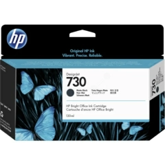 HP Blekkpatron No.730 Matt Sort (130ml)