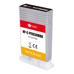 Yaha Blekkpatron PFI-030MBK Matt Sort (55ml), erstatter Canon 3488C001