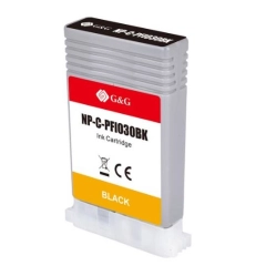 Yaha Blekkpatron PFI-030BK Sort (55ml), erstatter Canon 3489C001