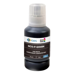 Yaha Blekkpatron GI-56BK Sort (170ml) (6.000 sider), erstatter Canon 4412C001