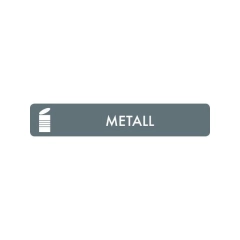 Bica Kildesorteringsetikett Metall 16x3cm
