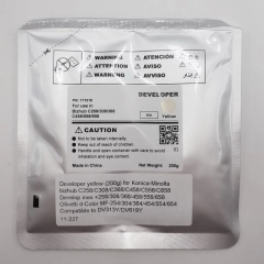 Yaha Developer DV-313Y/DV-619Y Gul (200g/600.000 sider), erstatter Konica-Minolta A7U408D/A9C808D