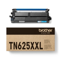 Brother Toner TN-625XXLC Cyan Ekstra Høykapasitet (6.500 sider)