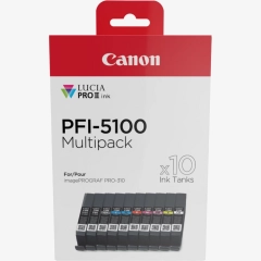 Canon Blekkpatron Pakke PFI-5100 10-Pack Multicolor