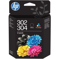 HP Blekkpatron Pakke No.302/No.304 Sort/CMY (4ml/2ml)