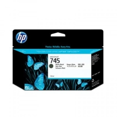 HP Blekkpatron No.745 Matt Sort (130ml)