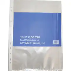 Plastlomme toppåpning A4 60my (10)