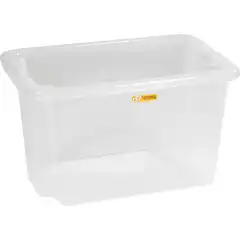 Oppbevaringsboks 33L transparent plast