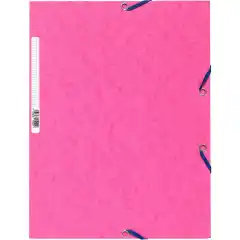 Exacompta Strikkmappe 3 kl 400g A4 rosa
