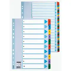 Esselte Register mylar A4 1-10