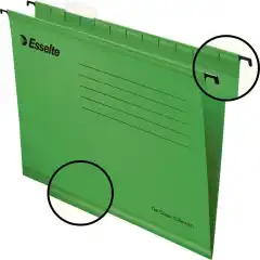 Esselte Hengemappe Standard A4 grøn