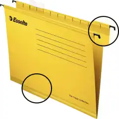 Esselte Hengemappe Standard A4 gul