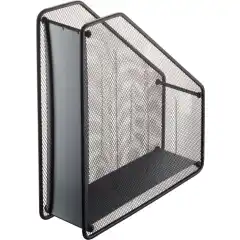 Helit Tidsskriftkassett mesh metall sort