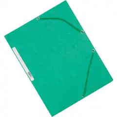 Exacompta Strikkmappe A4 3 kl 355g grønn