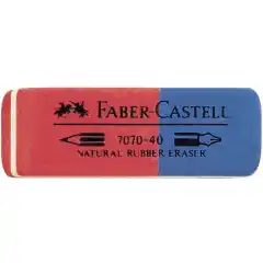 Faber-castell Faber Viskelær CASTELL 7070 rød/blå