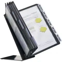 Durable Vario® Bordstativ A4 10 lommer sort