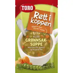 Toro RIK Grønnsaksuppe m/pasta