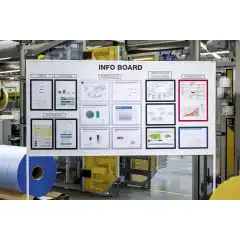 Duraframe Ramme A4 magnet sort (5)