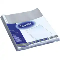 Bantex Plastlomme A4 toppåp. 50my (100)