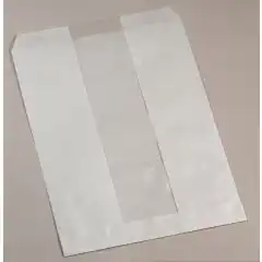 Smågodtpose 120x35x240 vindu hvit (1000)