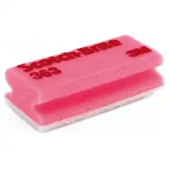 Scotch-brite Skuresvamp m/grep hvit/rosa
