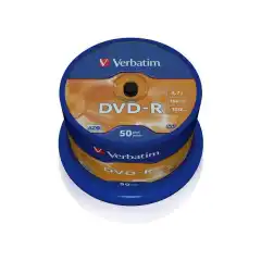 Verbatim DVD-R 4.7GB 16X Spindle (50)