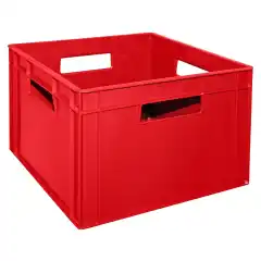 Nyby Lekekasse rød 36x36x24 cm