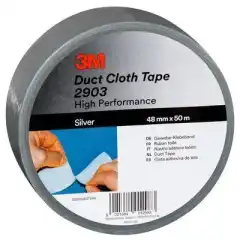 3M Lerretstape 48mmx50m Sølv