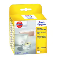 AVERY Adresseetiketter til etikettskriver 54x25mm (500)