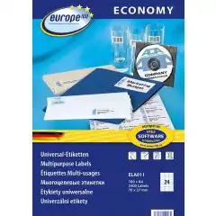 Avery ELA011 Universaletiketter 70x37,1 (2400)