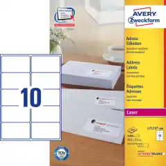 Avery L7173-100 Addressing labels 99,1x57 QP (1000)