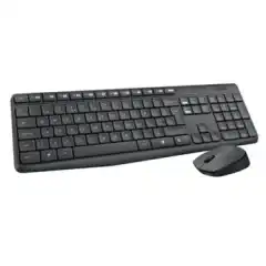 MK235 Wireless Desktop Set, Grey (Nordic)