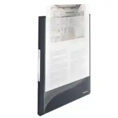 Esselte Panorama Pres.mappe Vivida PP 20l. sort