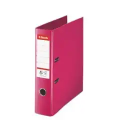 Esselte Brevordner No1 PP A4/75 fuksia