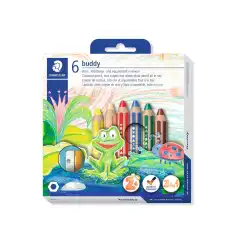 STAEDTLER Fargeblyanter BUDDY Jumbo 3i1 (6)