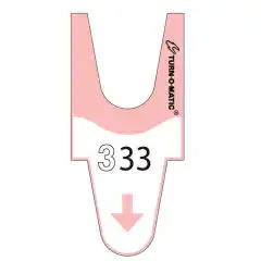 METO Kølapper T90 6 ruller rosa