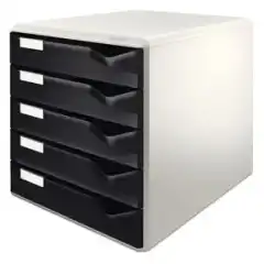 Leitz Skuffkabinett m/5 skuf. A4 sort