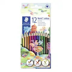 STAEDTLER Fargeblyanter Noris WOPEX trekant ass (12)