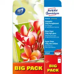 Avery Fotopapir A4 Glossy Inkjet 250g (40)
