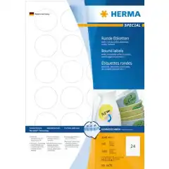 Herma Etiketter Movables A4  Ø 40mm (100)