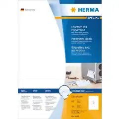 Herma Etiketter Premium A4 perforerte 210x99 (300)