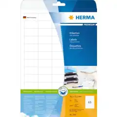 Herma Etiketter Premium A4 38,1x21,2 (25)