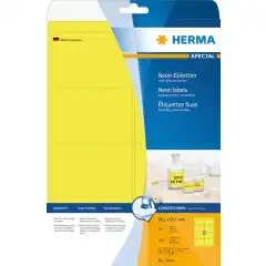 Herma Etiketter Neon Special A4 99,1x67,7  gul (160)