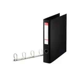 Esselte Ringperm Combi A4+4DR/40mm sort